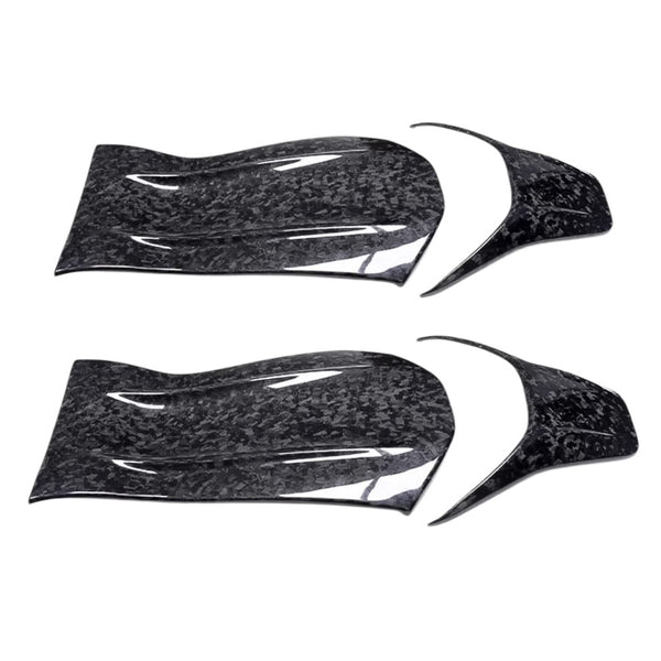 Carbon Fiber Seat Back Cover Trims for Mercedes-Benz A-Class CLA-Class GLA-Class - EuroSpeed