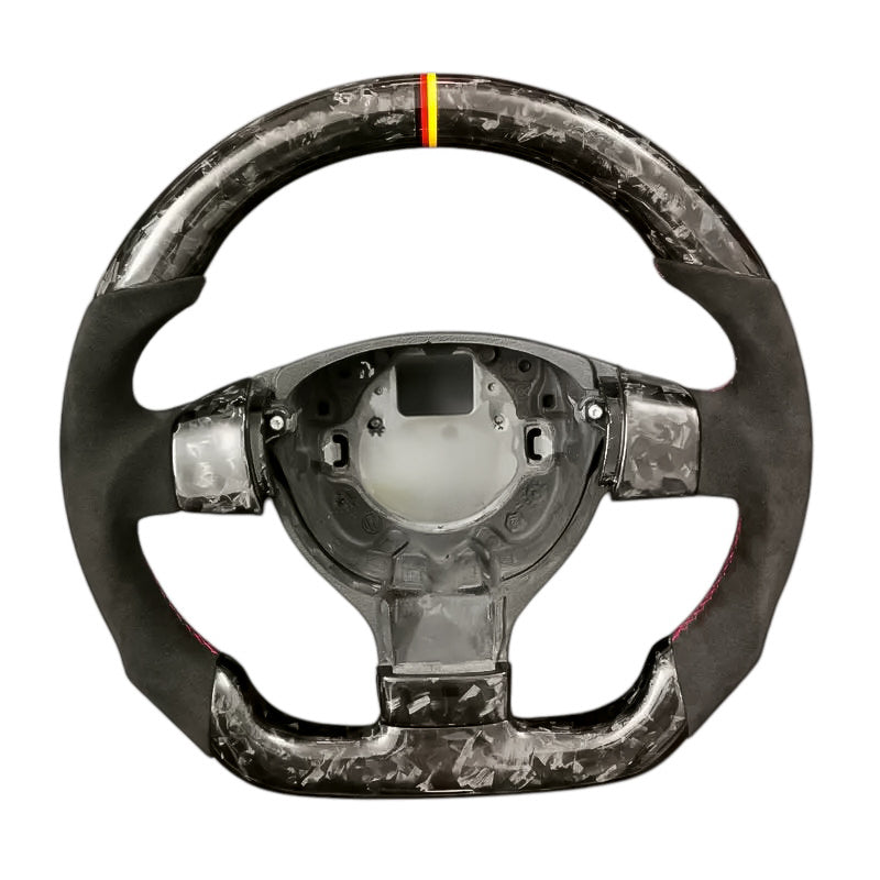 Carbon Fiber Steering Wheel with Leather/Alcantara for VW Golf MK5 - EuroSpeed