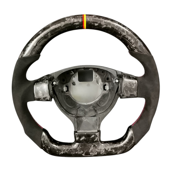 Carbon Fiber Steering Wheel with Leather/Alcantara for VW Golf MK5 - EuroSpeed
