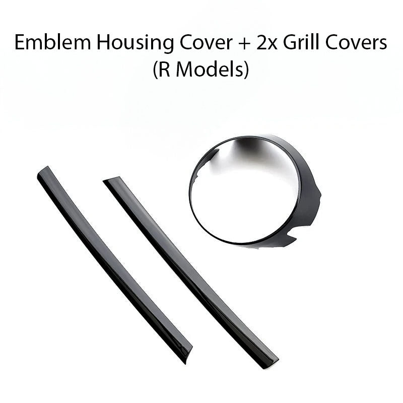 Grill & Emblem Blackout Kit for Volkswagen Golf MK7 (Gloss Black) - EuroSpeed