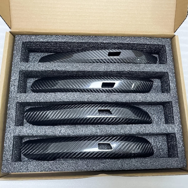 Carbon Fiber Door Handle Covers for Audi A4 B9, S4, RS4, A5, S5, RS5, Q5L (2017-2019) - EuroSpeed