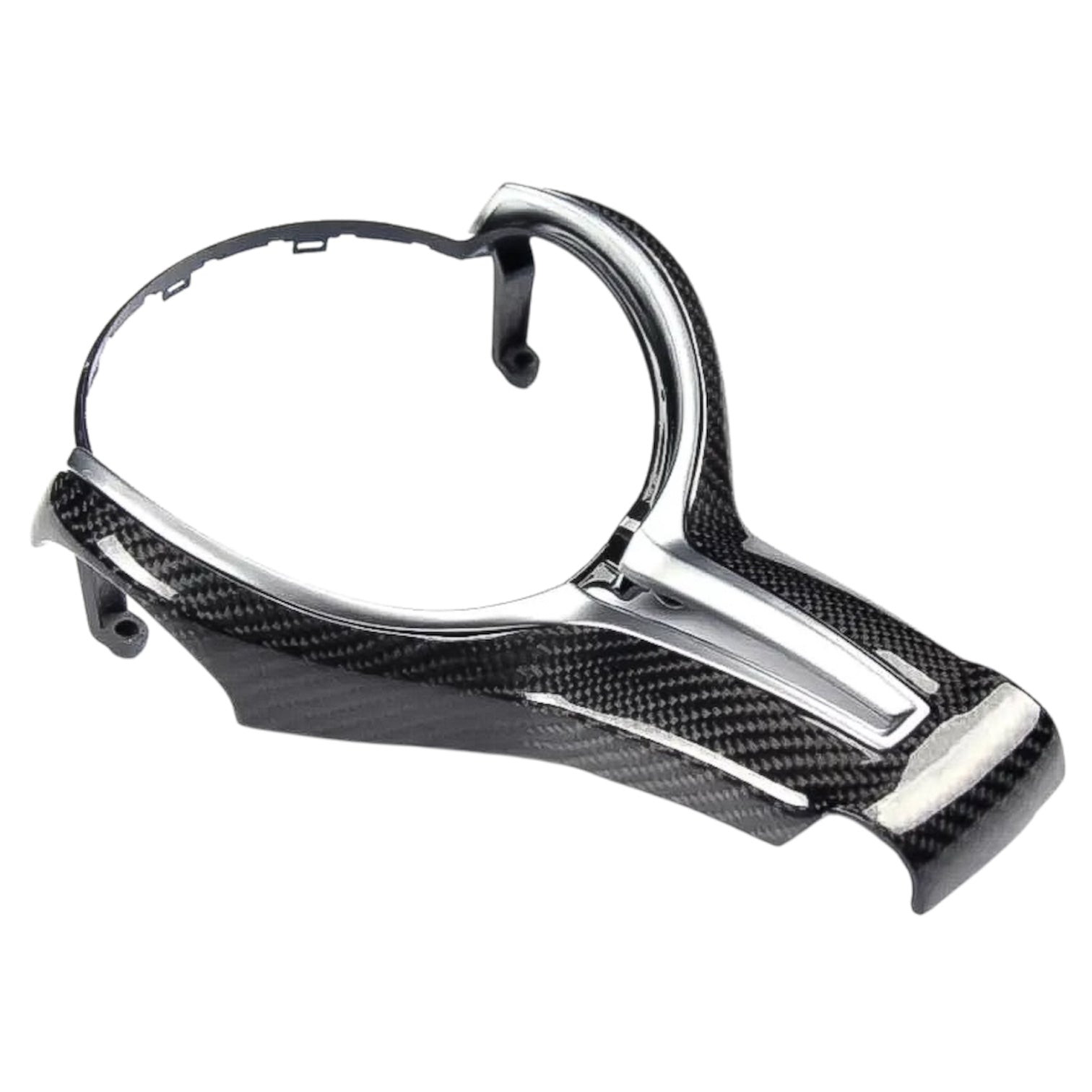 Carbon Fiber Steering Wheel Trim For BMW M Series F80 F82 F10 F06 F12 F13 F15 F16 & M Models (1-6 Series) - EuroSpeed