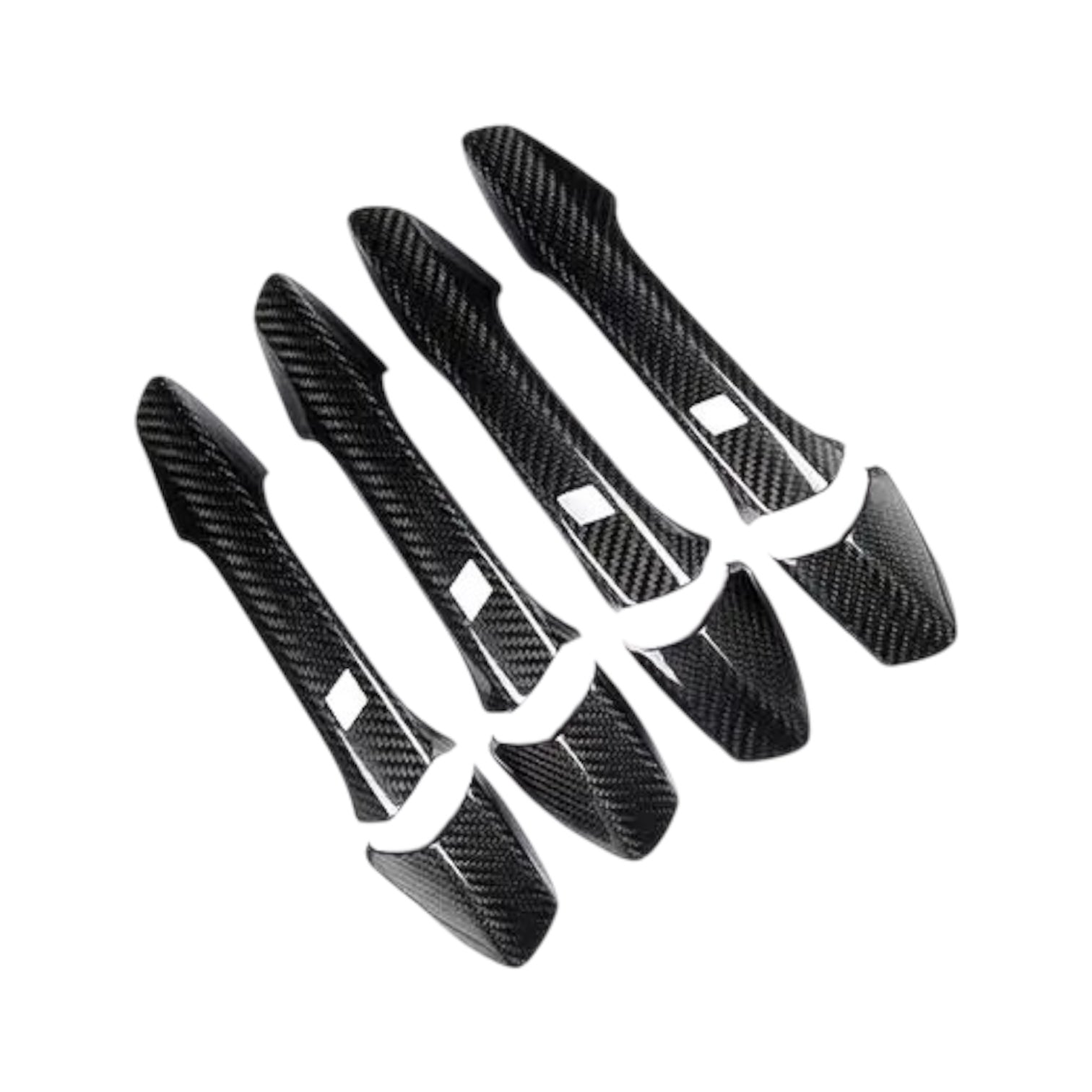 Carbon Fiber Door Handle Covers for Mercedes-Benz W176, W246, W204, W207, W212, W221, W156, X204, W117, W218, GL, GLS, W166, R172, SL, QX30 - EuroSpeed