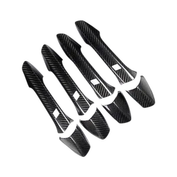Carbon Fiber Door Handle Covers for Mercedes-Benz W176, W246, W204, W207, W212, W221, W156, X204, W117, W218, GL, GLS, W166, R172, SL, QX30 - EuroSpeed