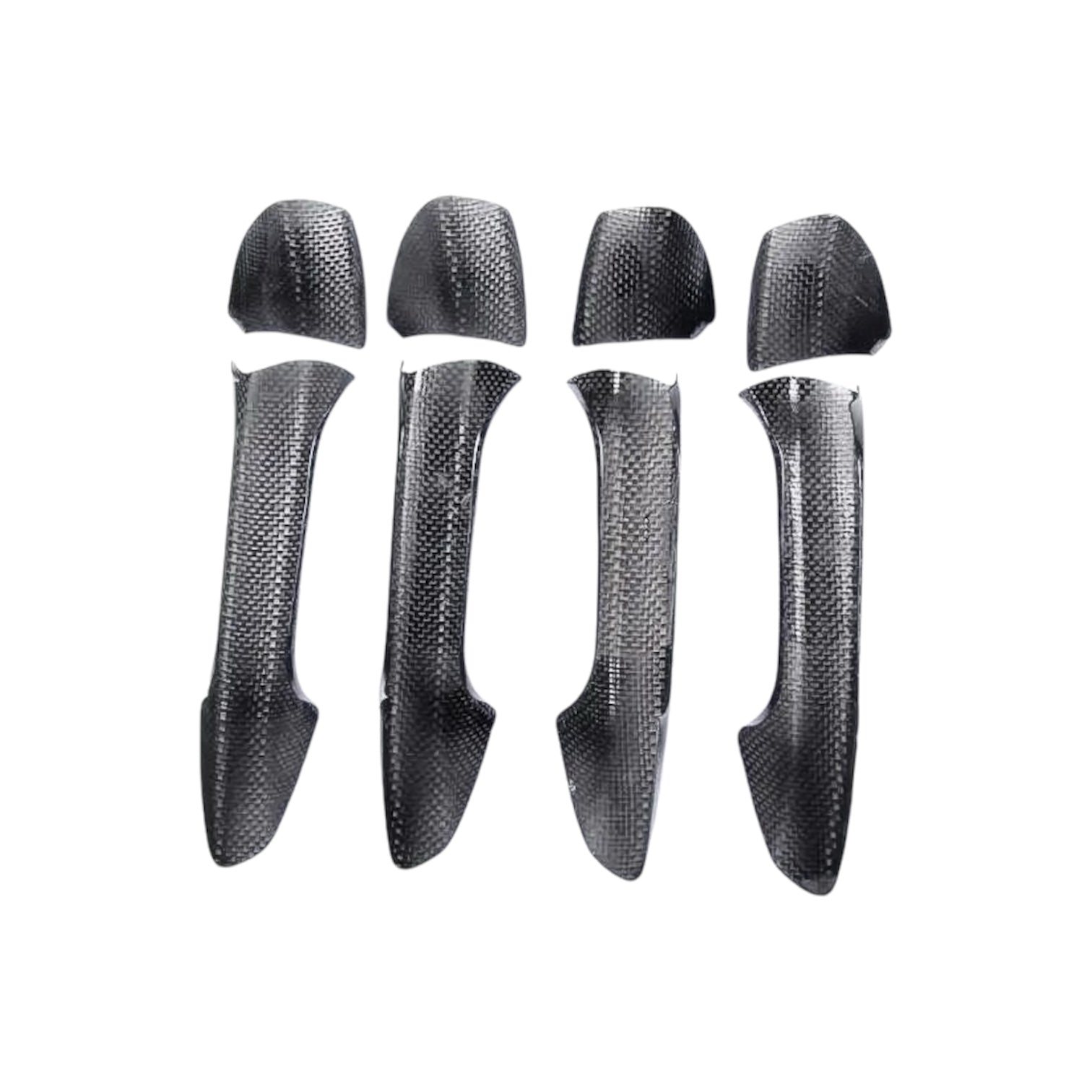 Carbon Fiber Door Handle Covers for Mercedes-Benz W176, W246, W204, W207, W212, W221, W156, X204, W117, W218, GL, GLS, W166, R172, SL, QX30 - EuroSpeed