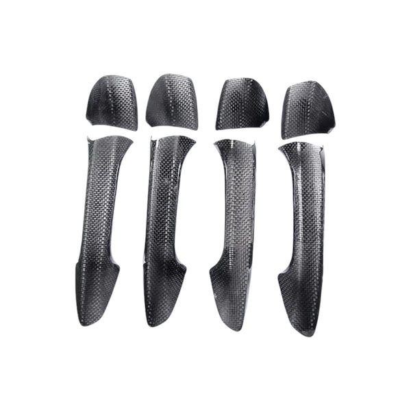 Carbon Fiber Door Handle Covers for Mercedes-Benz W176, W246, W204, W207, W212, W221, W156, X204, W117, W218, GL, GLS, W166, R172, SL, QX30 - EuroSpeed