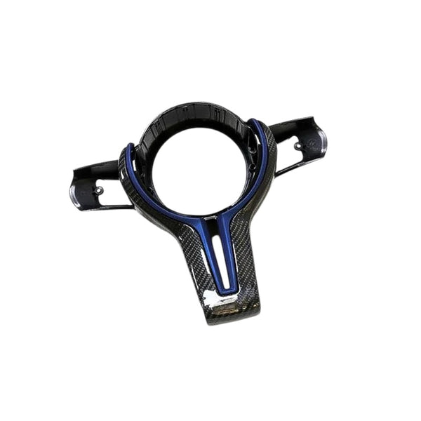 Carbon Fiber Steering Wheel Trim For BMW M Series F80 F82 F10 F06 F12 F13 F15 F16 & M Models (1-6 Series) - EuroSpeed