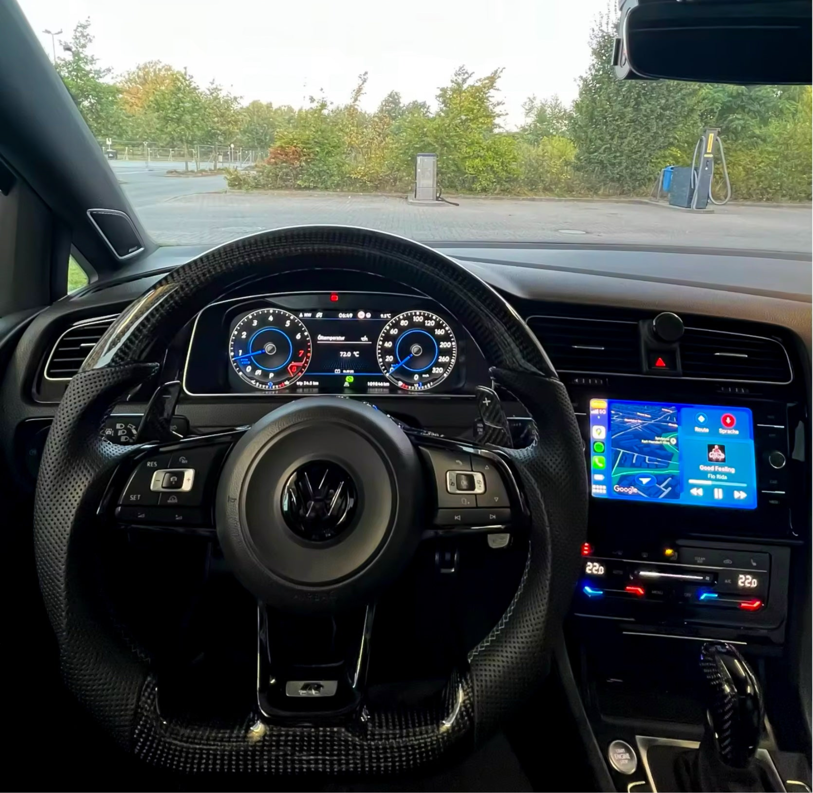 Digital Virtual Cockpit Instrument Cluster Upgrade for VW Golf, Passat, Tiguan, Jetta – LCD Speedometer - EuroSpeed