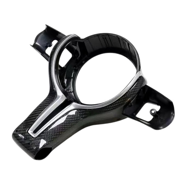 Carbon Fiber Steering Wheel Trim For BMW M Series F80 F82 F10 F06 F12 F13 F15 F16 & M Models (1-6 Series) - EuroSpeed