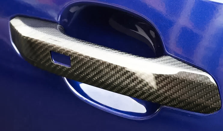 Carbon Fiber Door Handle Covers for Audi A4 B9, S4, RS4, A5, S5, RS5, Q5L (2017-2019) - EuroSpeed