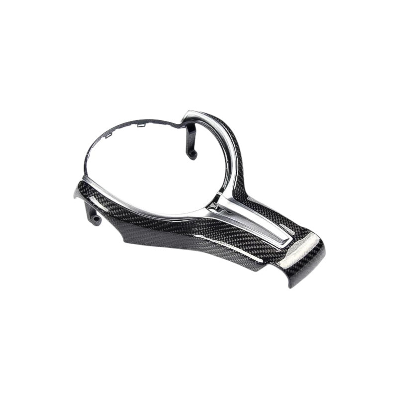 Carbon Fiber Steering Wheel Trim For BMW M Series F80 F82 F10 F06 F12 F13 F15 F16 & M Models (1-6 Series) - EuroSpeed