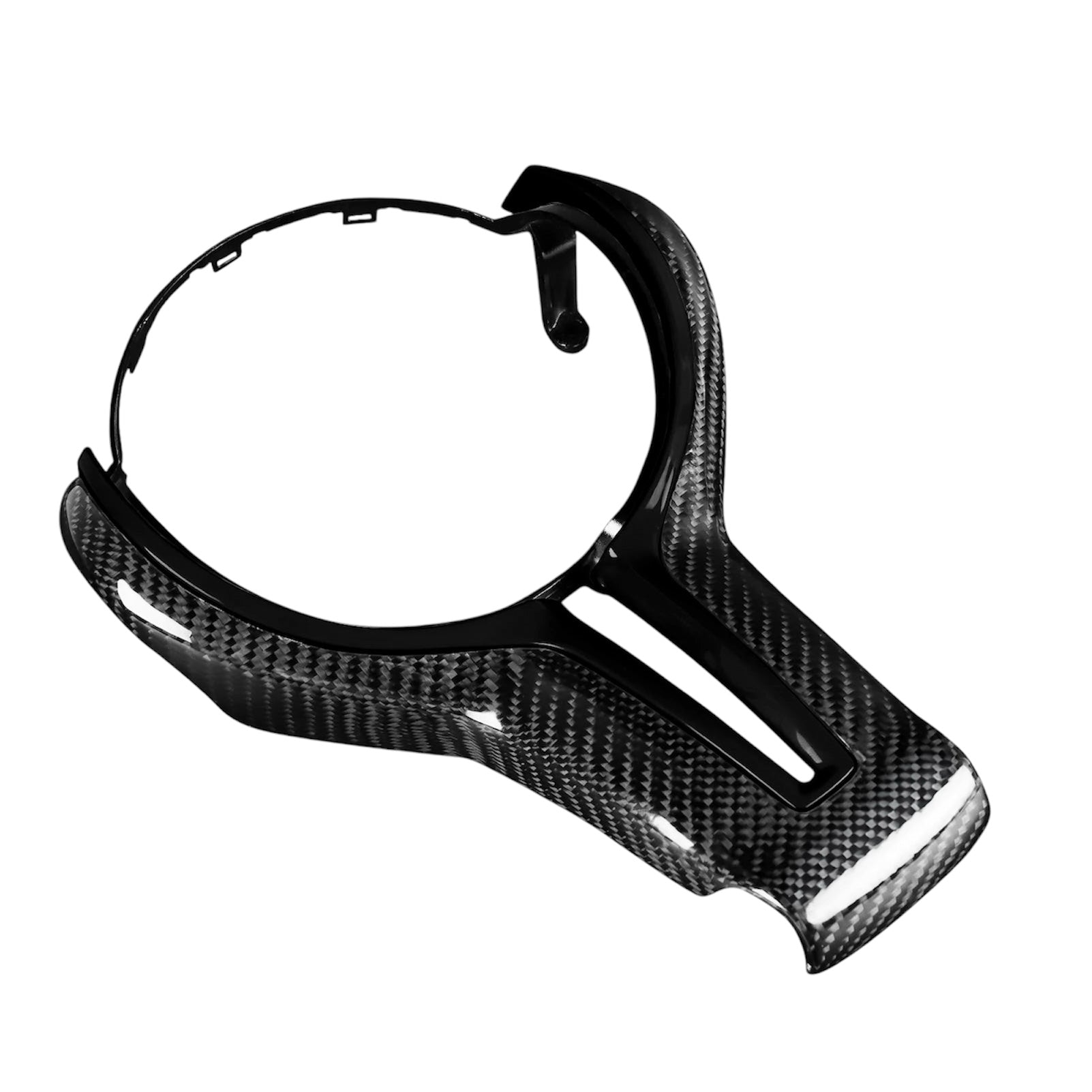 Carbon Fiber Steering Wheel Trim For BMW M Series F80 F82 F10 F06 F12 F13 F15 F16 & M Models (1-6 Series) - EuroSpeed