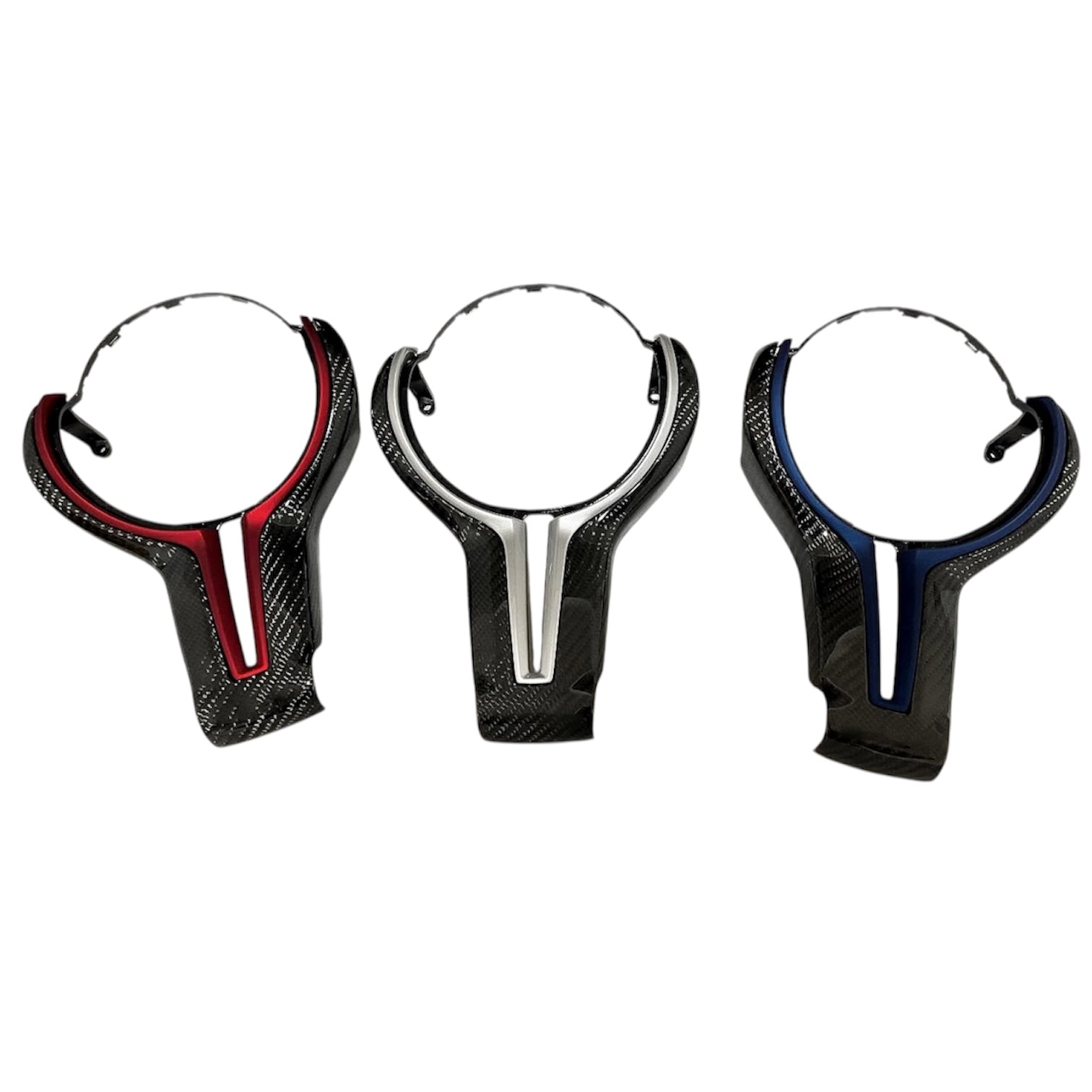 Carbon Fiber Steering Wheel Trim For BMW M Series F80 F82 F10 F06 F12 F13 F15 F16 & M Models (1-6 Series) - EuroSpeed