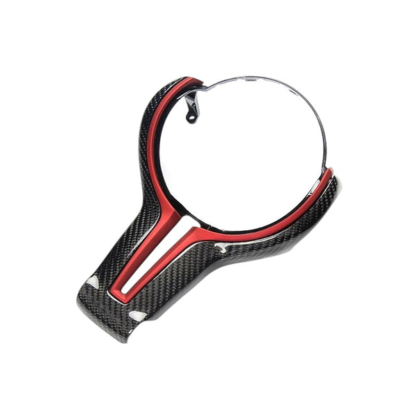 Carbon Fiber Steering Wheel Trim For BMW M Series F80 F82 F10 F06 F12 F13 F15 F16 & M Models (1-6 Series) - EuroSpeed