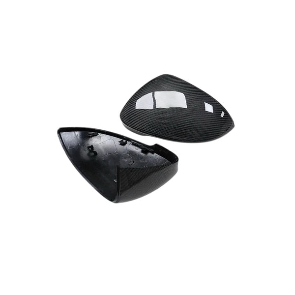 Carbon Fiber Mirror Cap Replacements for Volkswagen Golf MK8 (2020-2024) - EuroSpeed