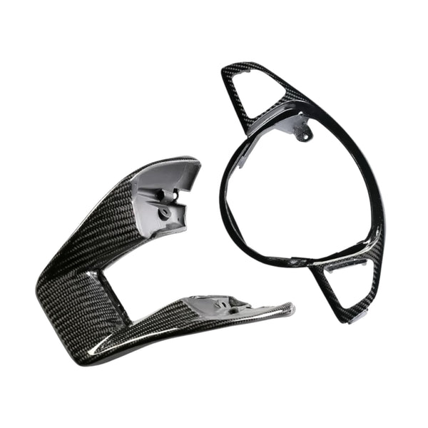 Carbon Fiber Steering Wheel Trim Cover for Mercedes-Benz AMG Models (2015+) - EuroSpeed