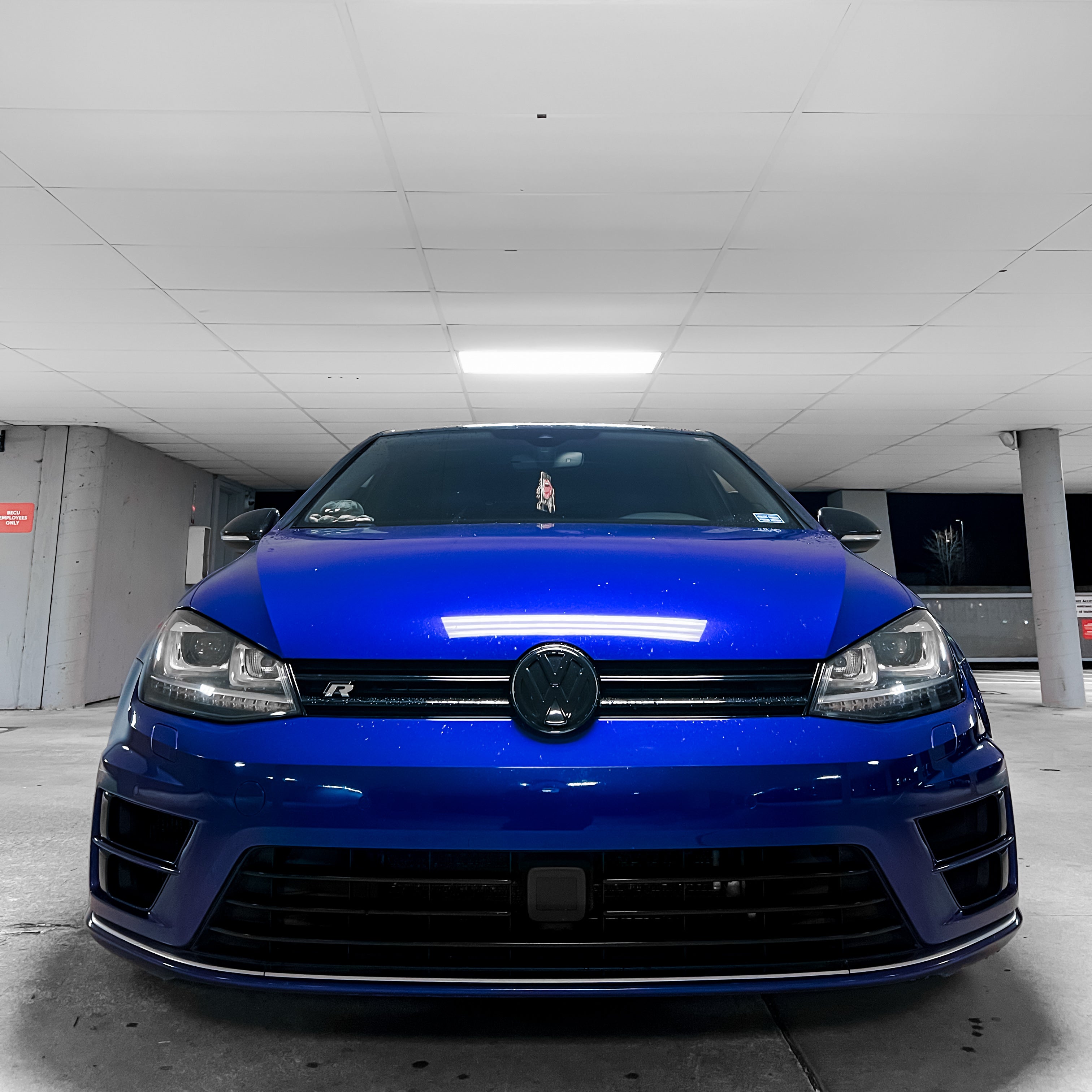 Grill & Emblem Blackout Kit for Volkswagen Golf MK7 (Gloss Black) - EuroSpeed