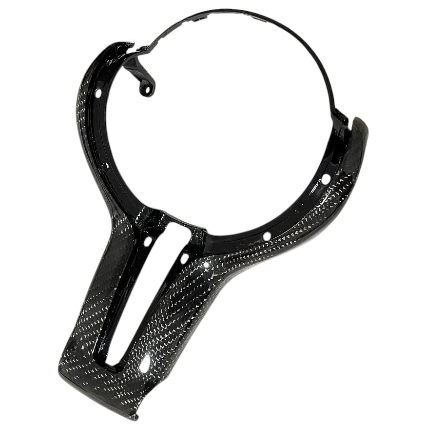 Carbon Fiber Steering Wheel Trim For BMW M Series F80 F82 F10 F06 F12 F13 F15 F16 & M Models (1-6 Series) - EuroSpeed