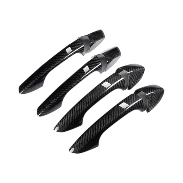 Carbon Fiber Door Handle Covers for Mercedes-Benz W176, W246, W204, W207, W212, W221, W156, X204, W117, W218, GL, GLS, W166, R172, SL, QX30 - EuroSpeed