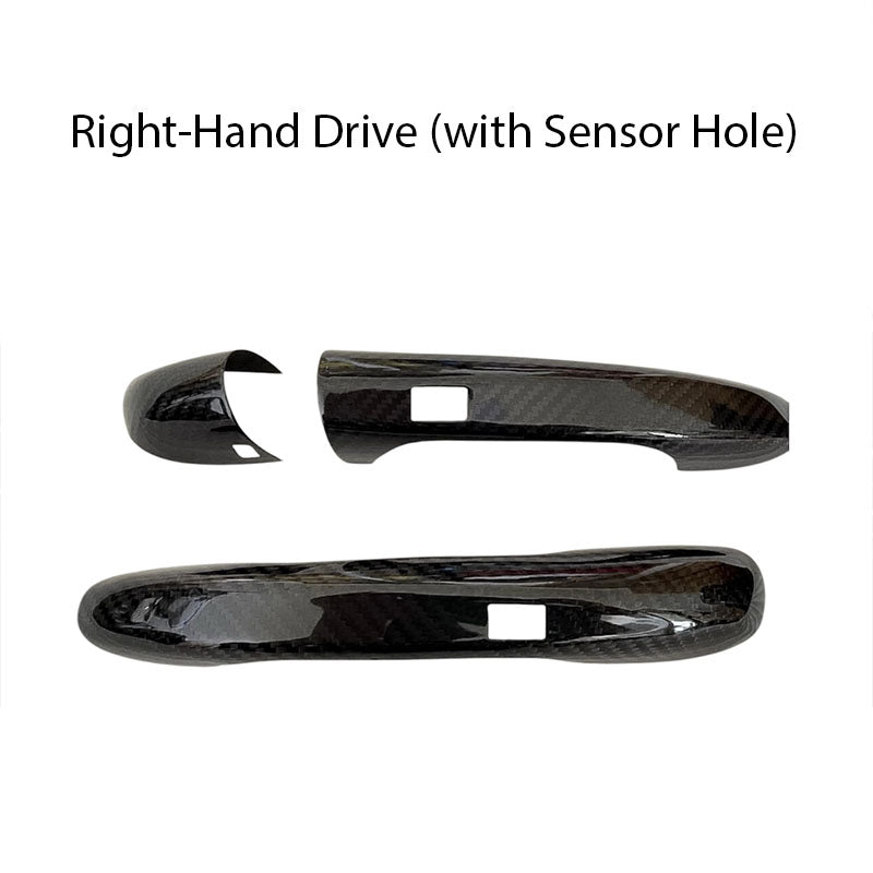 Carbon Fiber Door Handle Cover For Mercedes Benz C Class W205 AMG GT 2D - EuroSpeed