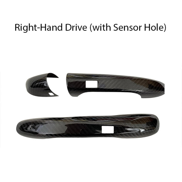 Carbon Fiber Door Handle Cover For Mercedes Benz C Class W205 AMG GT 2D - EuroSpeed