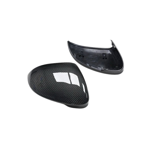 Carbon Fiber Mirror Cap Replacements for Volkswagen Golf MK8 (2020-2024) - EuroSpeed