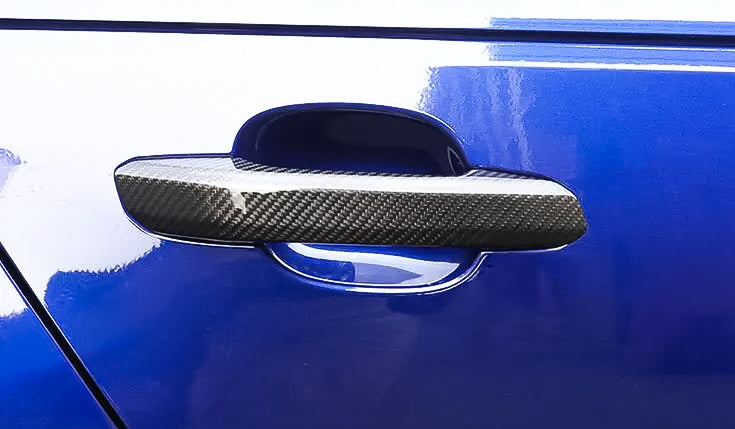 Carbon Fiber Door Handle Covers for Audi A4 B9, S4, RS4, A5, S5, RS5, Q5L (2017-2019) - EuroSpeed