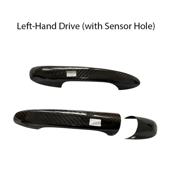 Carbon Fiber Door Handle Cover For Mercedes Benz C Class W205 AMG GT 2D - EuroSpeed