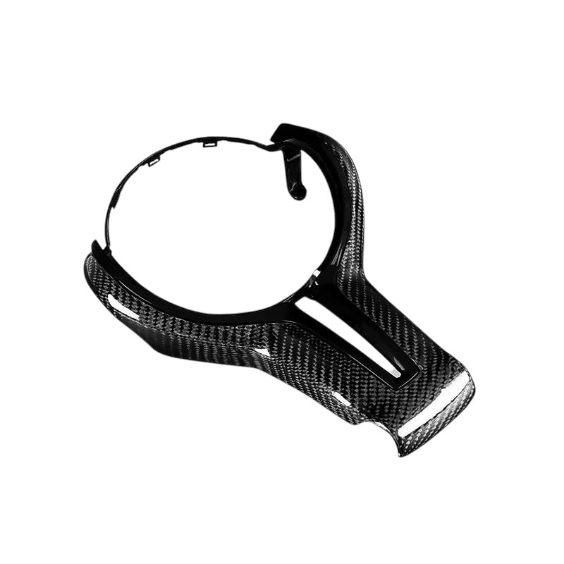 Carbon Fiber Steering Wheel Trim For BMW M Series F80 F82 F10 F06 F12 F13 F15 F16 & M Models (1-6 Series) - EuroSpeed
