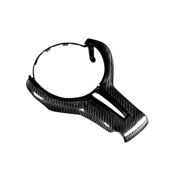 Carbon Fiber Steering Wheel Trim For BMW M Series F80 F82 F10 F06 F12 F13 F15 F16 & M Models (1-6 Series) - EuroSpeed