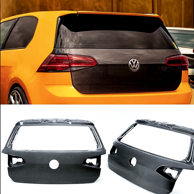 Carbon Fiber Rear Hatch/Trunk for Volkswagen Golf MK7/MK7.5 - EuroSpeed