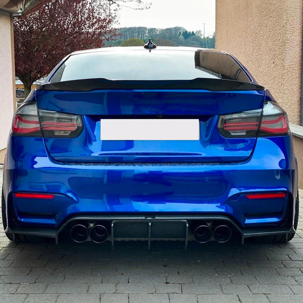 Carbon Fiber Rear Trunk Spoiler Boot Lip for BMW F30/F35/F80 M3 Sedan (2012-2019) - EuroSpeed