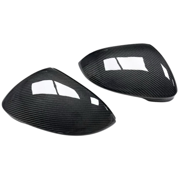 Carbon Fiber Mirror Cap Replacements for Volkswagen Golf MK8 (2020-2024) - EuroSpeed