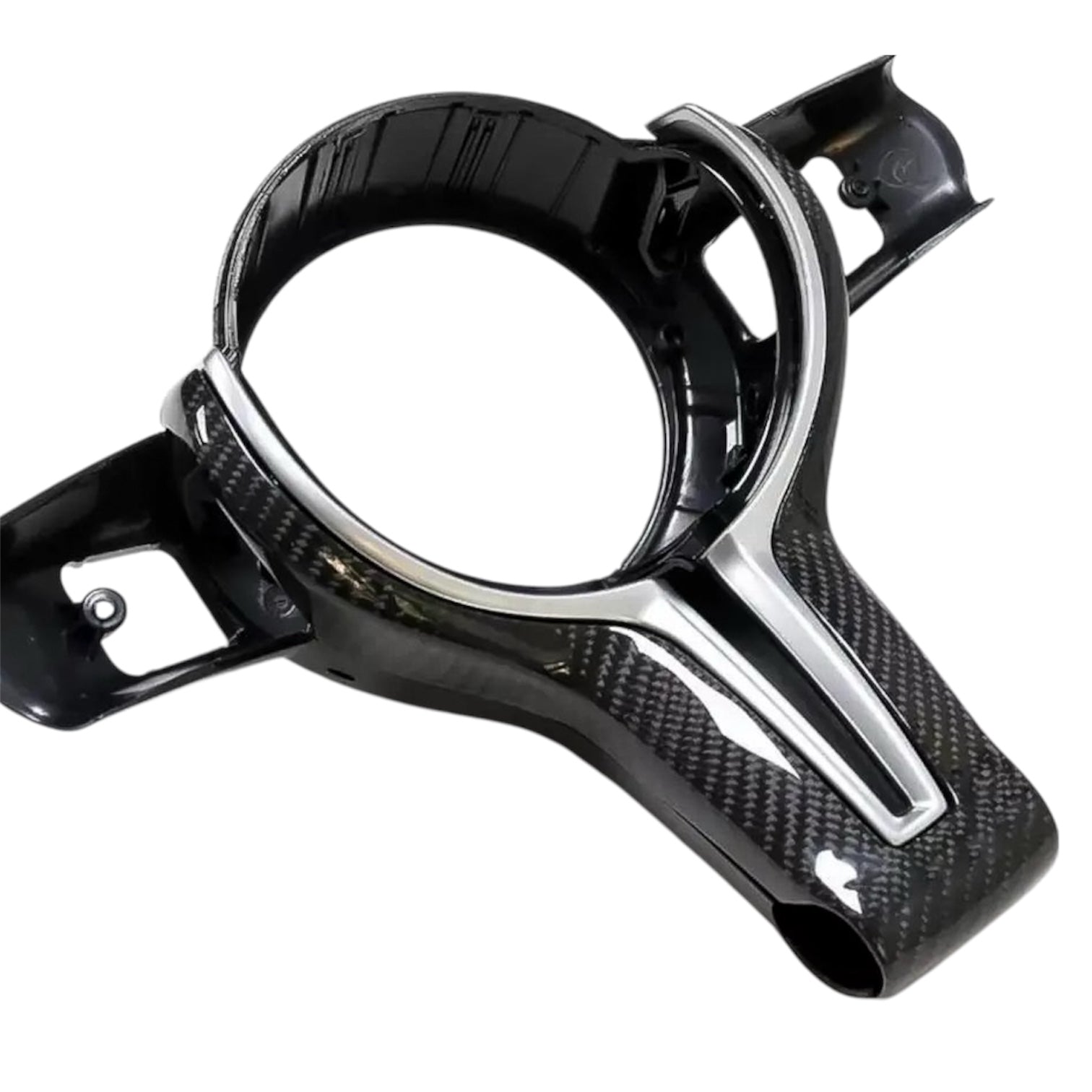 Carbon Fiber Steering Wheel Trim For BMW M Series F80 F82 F10 F06 F12 F13 F15 F16 & M Models (1-6 Series) - EuroSpeed