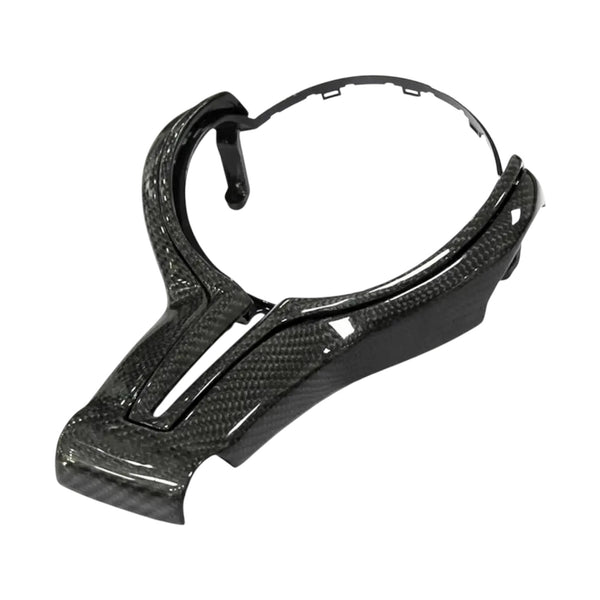 Carbon Fiber Steering Wheel Trim For BMW M Series F80 F82 F10 F06 F12 F13 F15 F16 & M Models (1-6 Series) - EuroSpeed