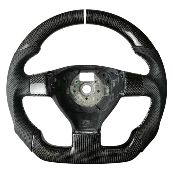 Carbon Fiber Steering Wheel with Leather/Alcantara for VW Golf MK5 - EuroSpeed