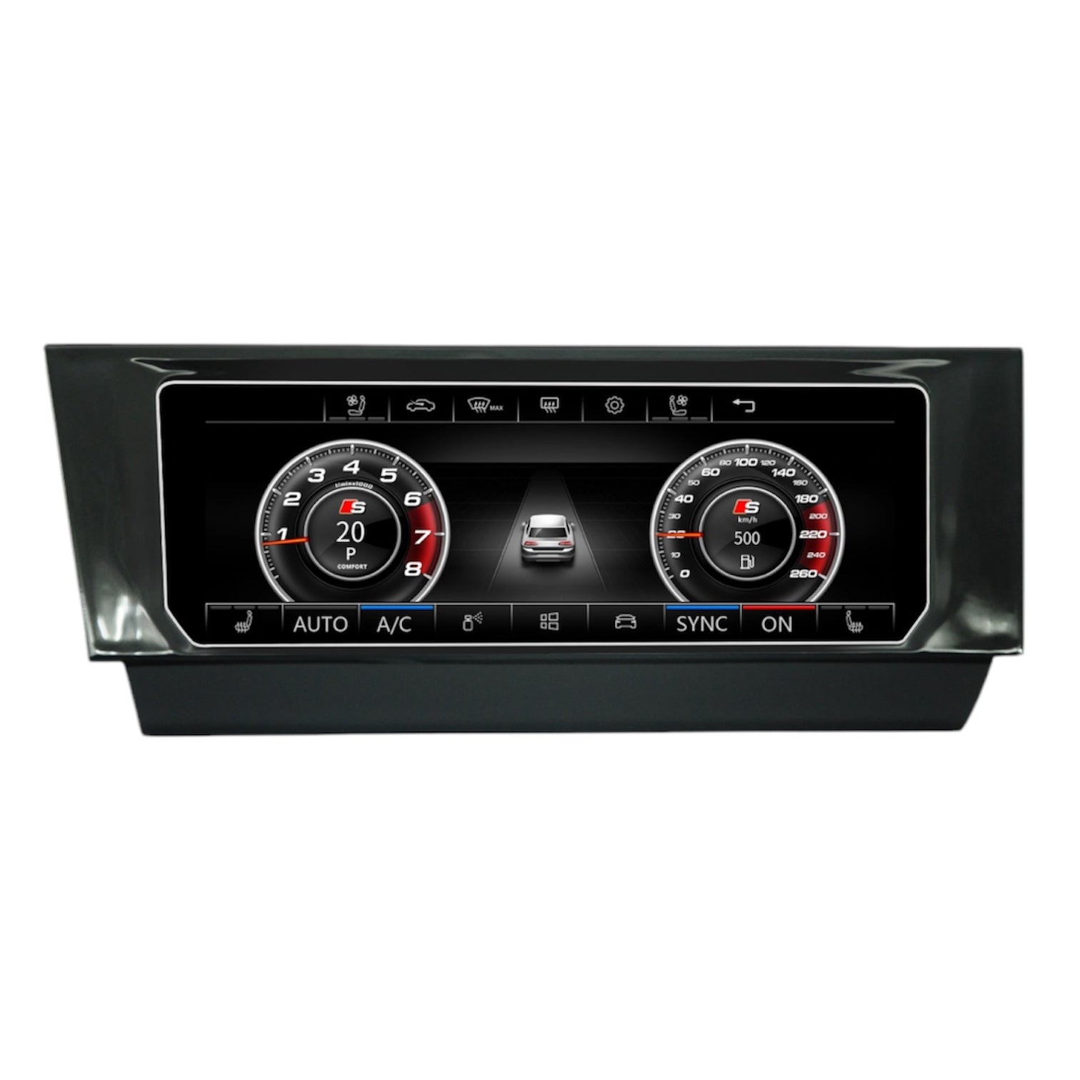 Touch Screen Climate AC Control Upgrade for Volkswagen Golf, Passat, Jetta – Plug & Play - EuroSpeed
