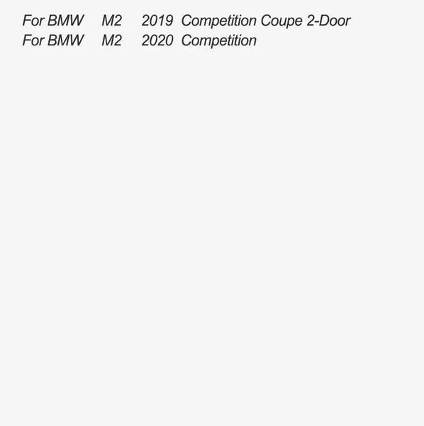 Carbon Fiber Racing Front Grille Frame for BMW F87 M2/M2C (2018-2020) - EuroSpeed