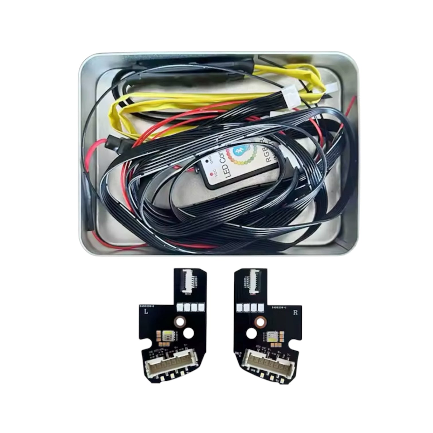Headlight DRL Module Upgrade (Yellow, Blue, Red, Green, Amber) for Volkswagen Golf MK8 (2020-2024) - EuroSpeed