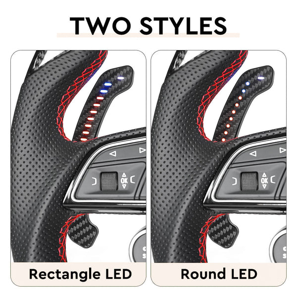 Carbon Fiber Magnetic LED Paddle Shifters for Golf MK7/7.5 (2012-2020) - EuroSpeed