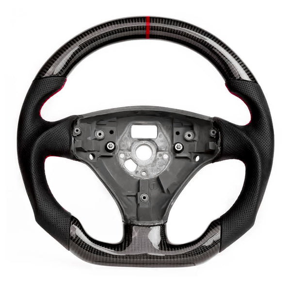 Carbon Fiber Steering Wheel for 2002–2005 Audi A4/S4 (B6) & 1998–2004 A6/S6/RS6 (C5) - EuroSpeed