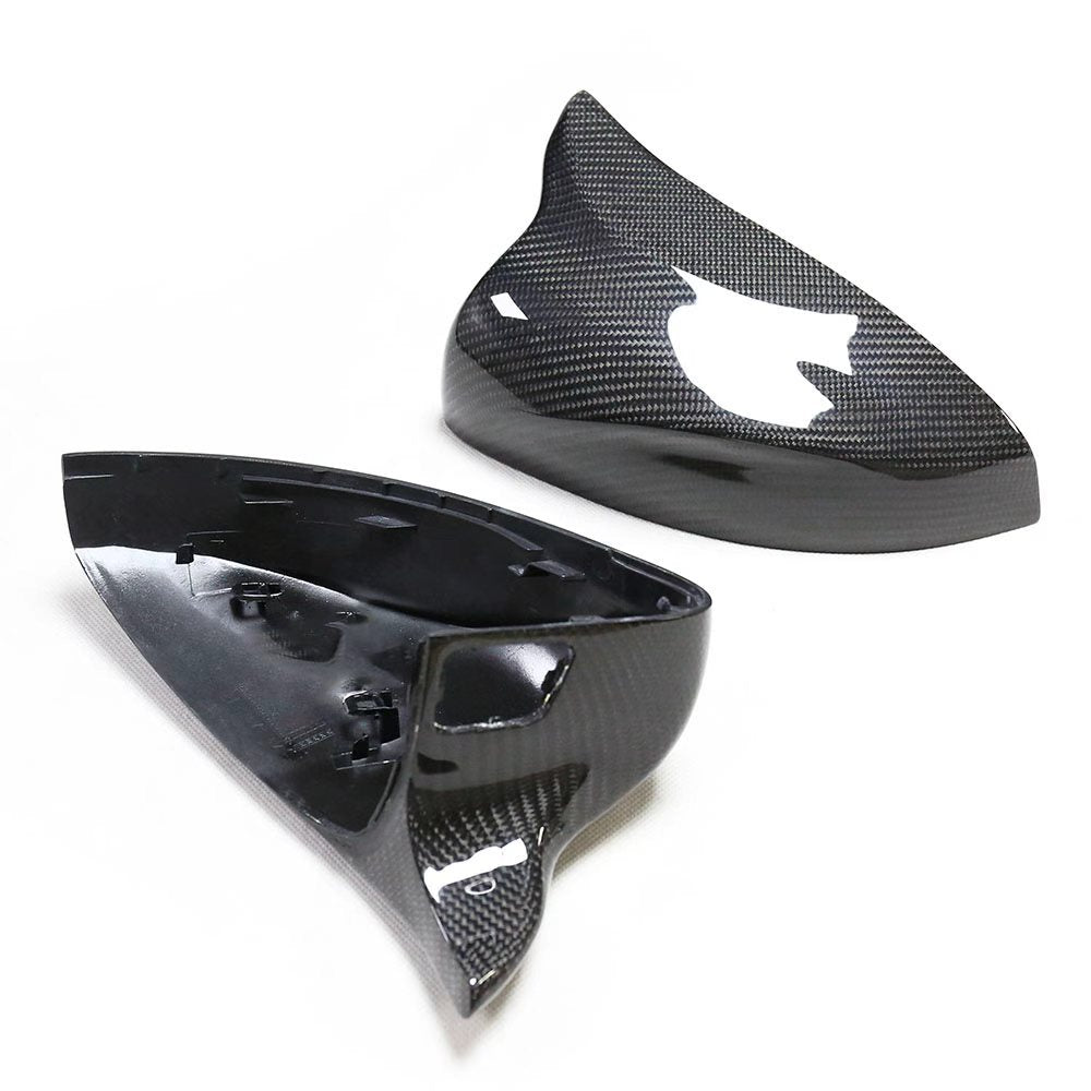 Carbon Fiber M Style Mirror Caps for Audi A3, S3, RS3 8V (2014-2020)