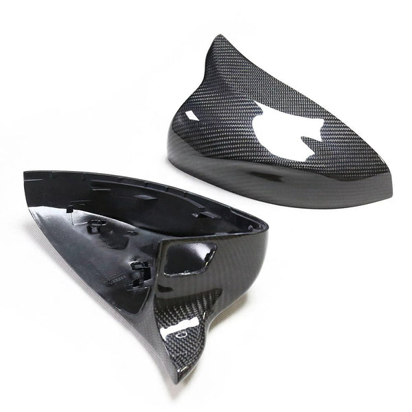 Carbon Fiber M Style Mirror Caps for Audi A3, S3, RS3 8V (2014-2020)