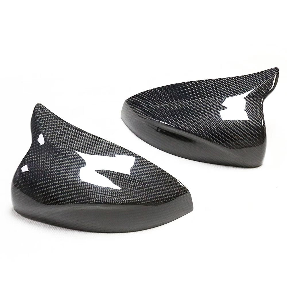 Carbon Fiber M Style Mirror Caps for Audi A3, S3, RS3 8V (2014-2020)