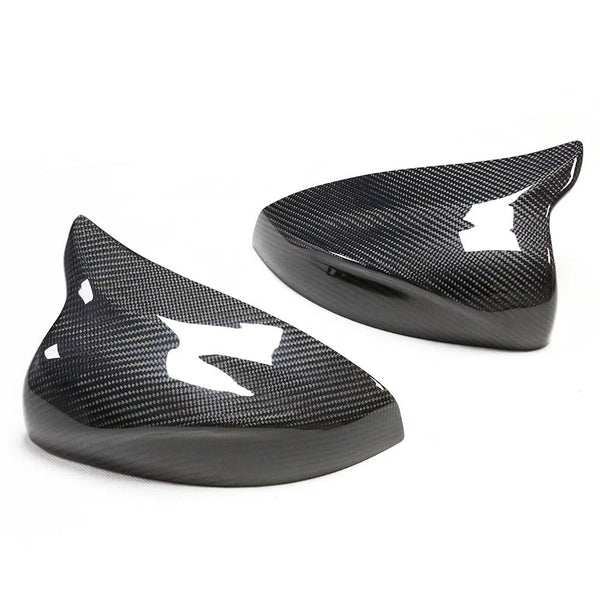 Carbon Fiber M Style Mirror Caps for Audi A3, S3, RS3 8V (2014-2020)