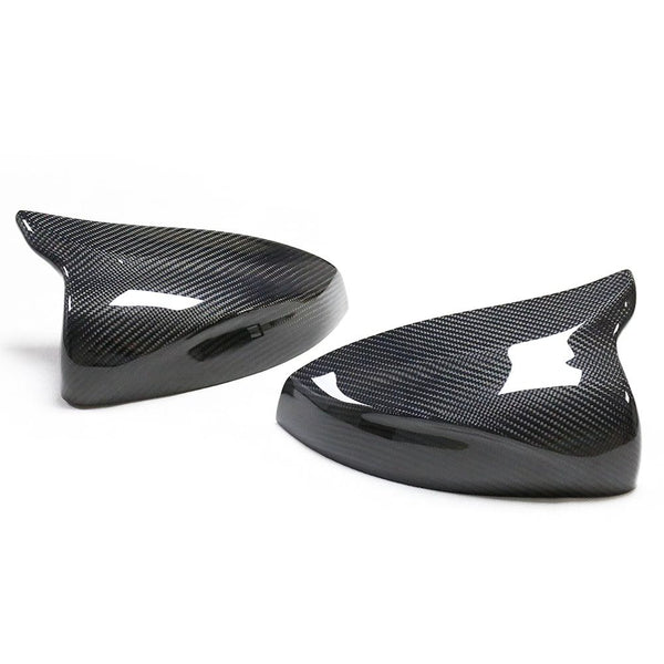 Carbon Fiber M Style Mirror Caps for Audi A3, S3, RS3 8V (2014-2020)