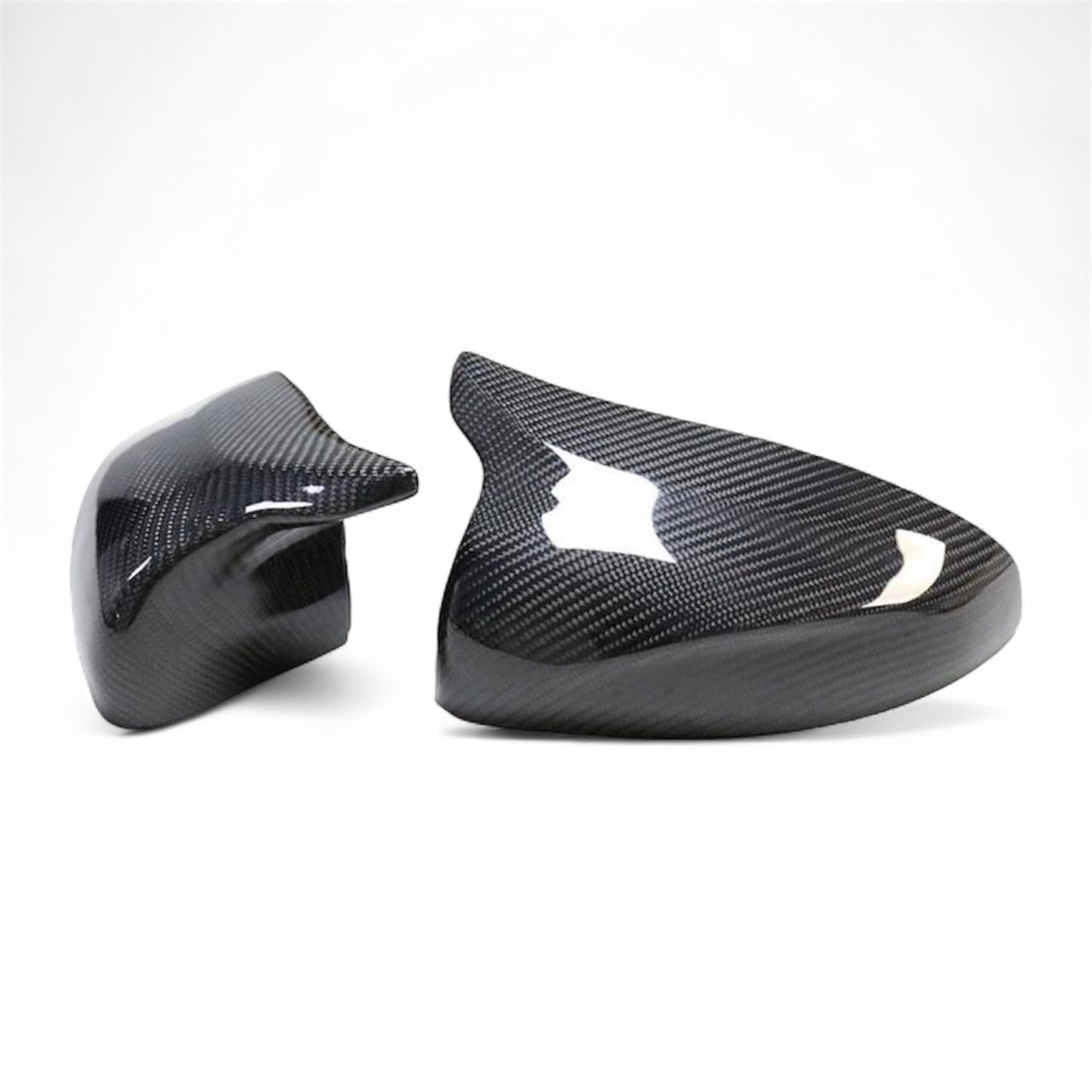 Carbon Fiber M Style Mirror Caps for Audi A3, S3, RS3 8V (2014-2020)