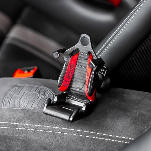 Racing Seat Car Phone Holder - 360° Rotatable Air Vent Mount - EuroSpeed
