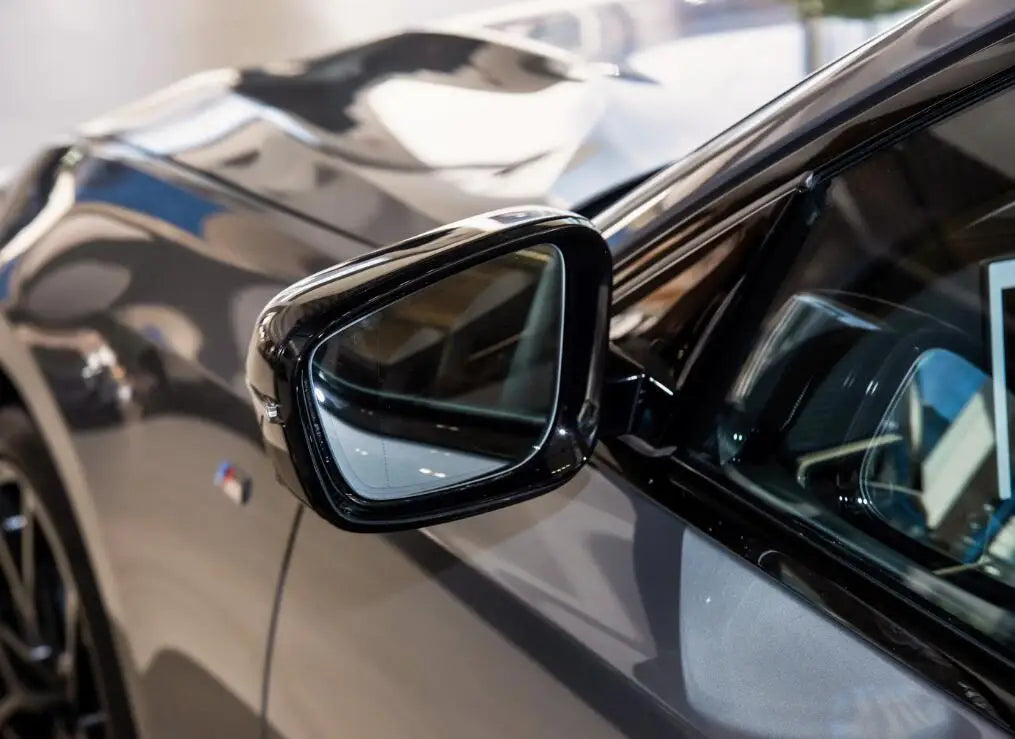 Carbon Fiber Mirror Cap Replacements for BMW 2, 3, 4, 5, 6, 7, and 8 Series (G42, G20, G28, G22, G23, G26 M400i, G30, G38, G32 GT, G11, G12, G14, G15, G16) - EuroSpeed