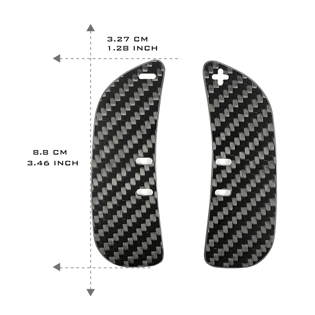 Carbon Fiber Magnetic Paddle Shifters for Golf MK8 (2021-2025)